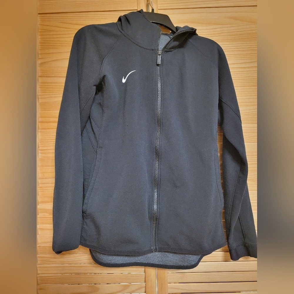 Nike Tech Fleece Hoodie full zip warm black size youth Large